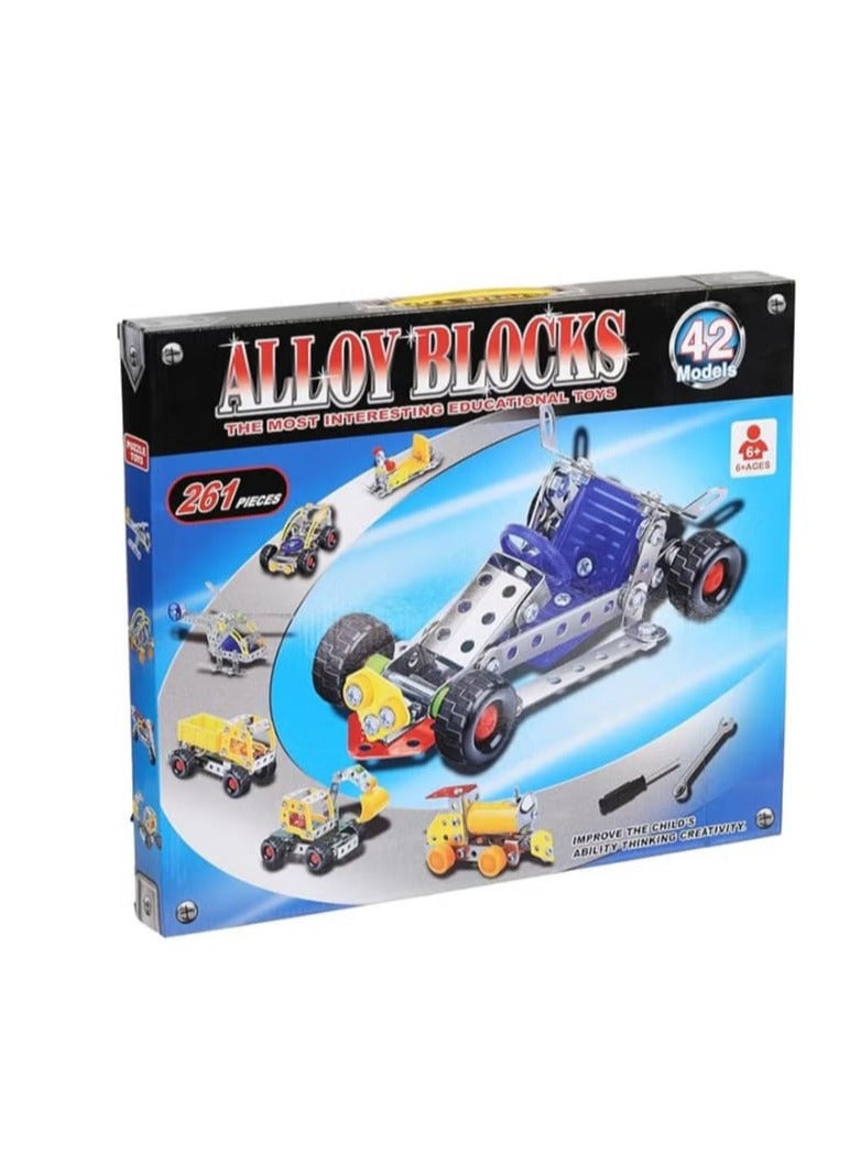 Meccano assembly toy to make 42 different shapes, plastic - Image 1